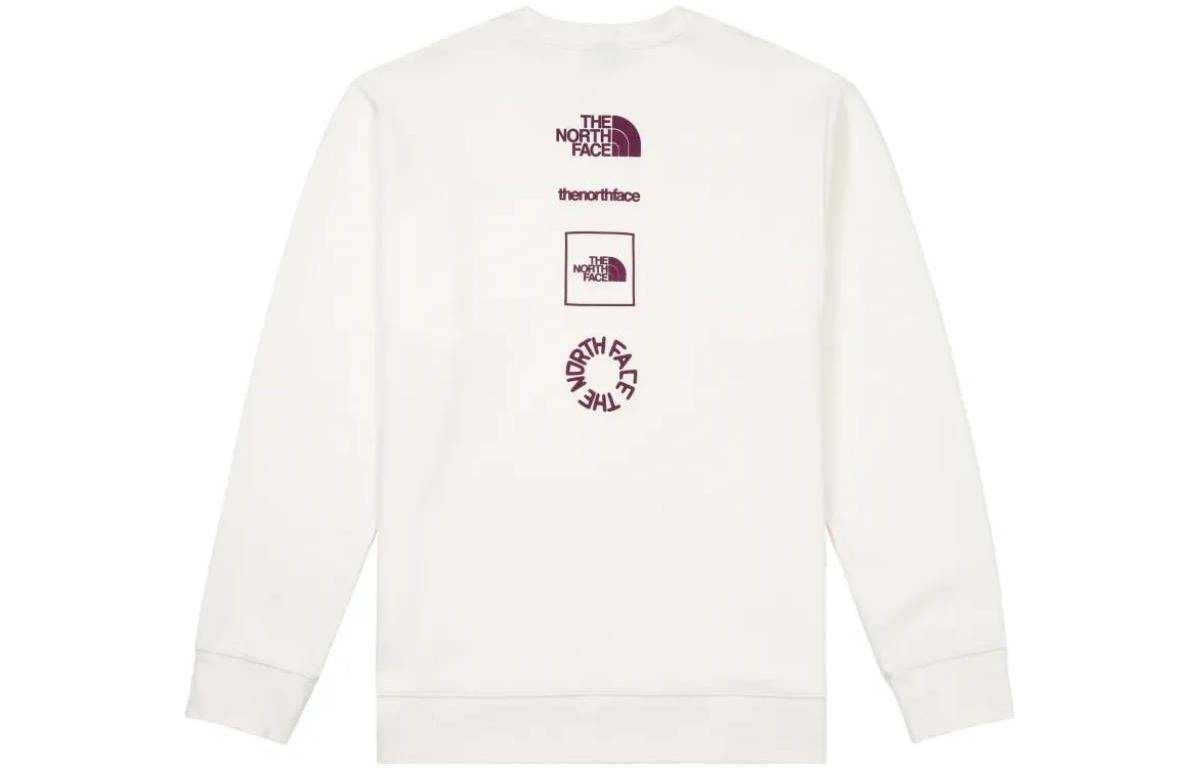 Lookbook Sudadera Beige The North Face Loose Fit con Estampado de Letras NF0A86PYN-3N1