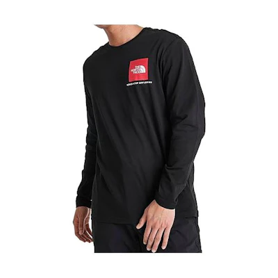 TNF Loose Fit Solid Color Long Sleeve Sweatshirt Black NF0A83FC-001