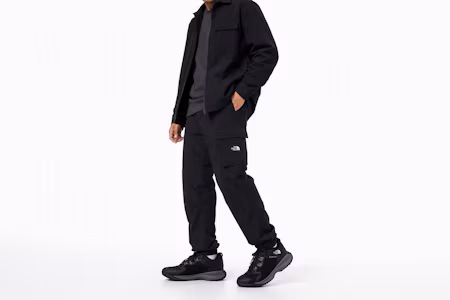 Order 北面THE NORTH FACE 減震防滑耐磨透氣 低幫 戶外功能鞋 黑色