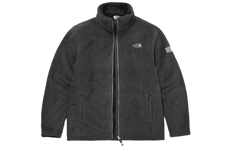 TNF Loyalton Logo Full-Zip Fleece Jacket Charcoal Grey NJ4FM54K