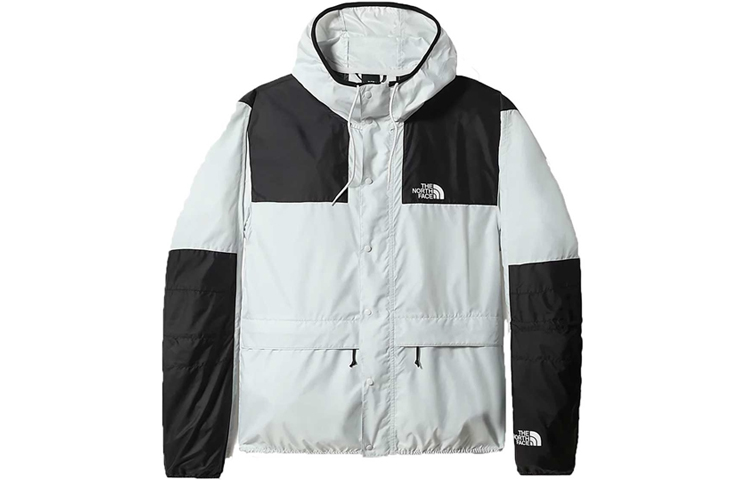 TNF M 1985 Mountain Jacket Grey Colorblock Outdoor Hoodie NF00CH37-9B8
