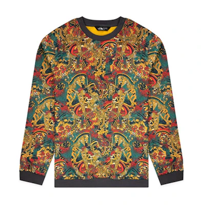 TNF M Fine Crew Sweat Floral Casual Sweatshirt NF0A3BNY-9XP