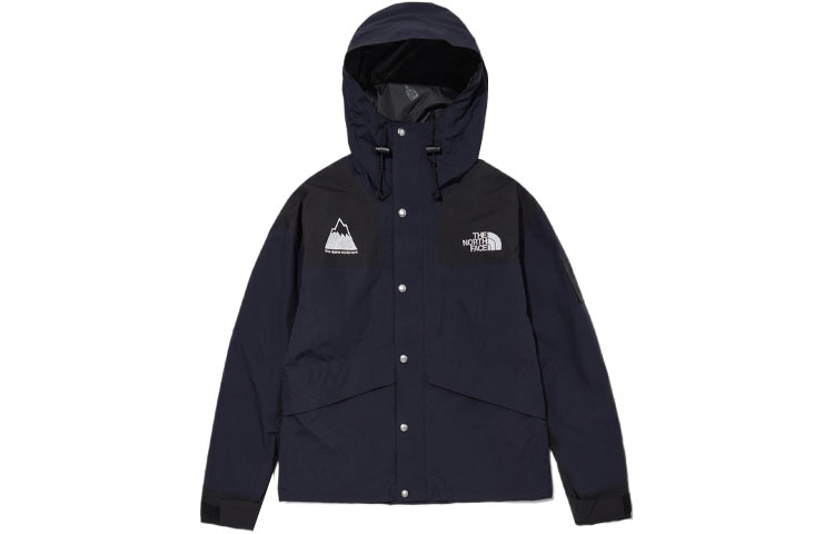 TNF M Origins 86 Mountain Jacket Navy Blue Hooded Outerwear NJ2HN04B