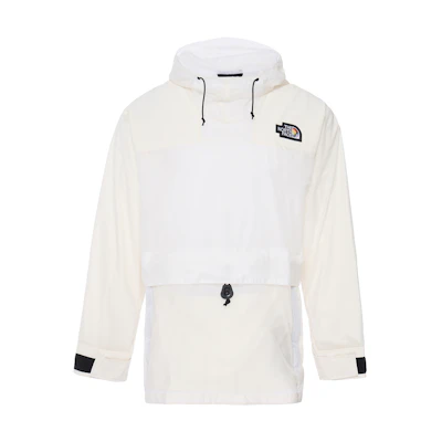 TNF M Outline Anorak Rainbow Logo Hoodie Jacket White () NF0A5J4V-N3N