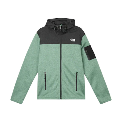 TNF M Tech Emilio Colorblock Hoodie Jacket Green/Black Mens NF0A3RXS-3L0