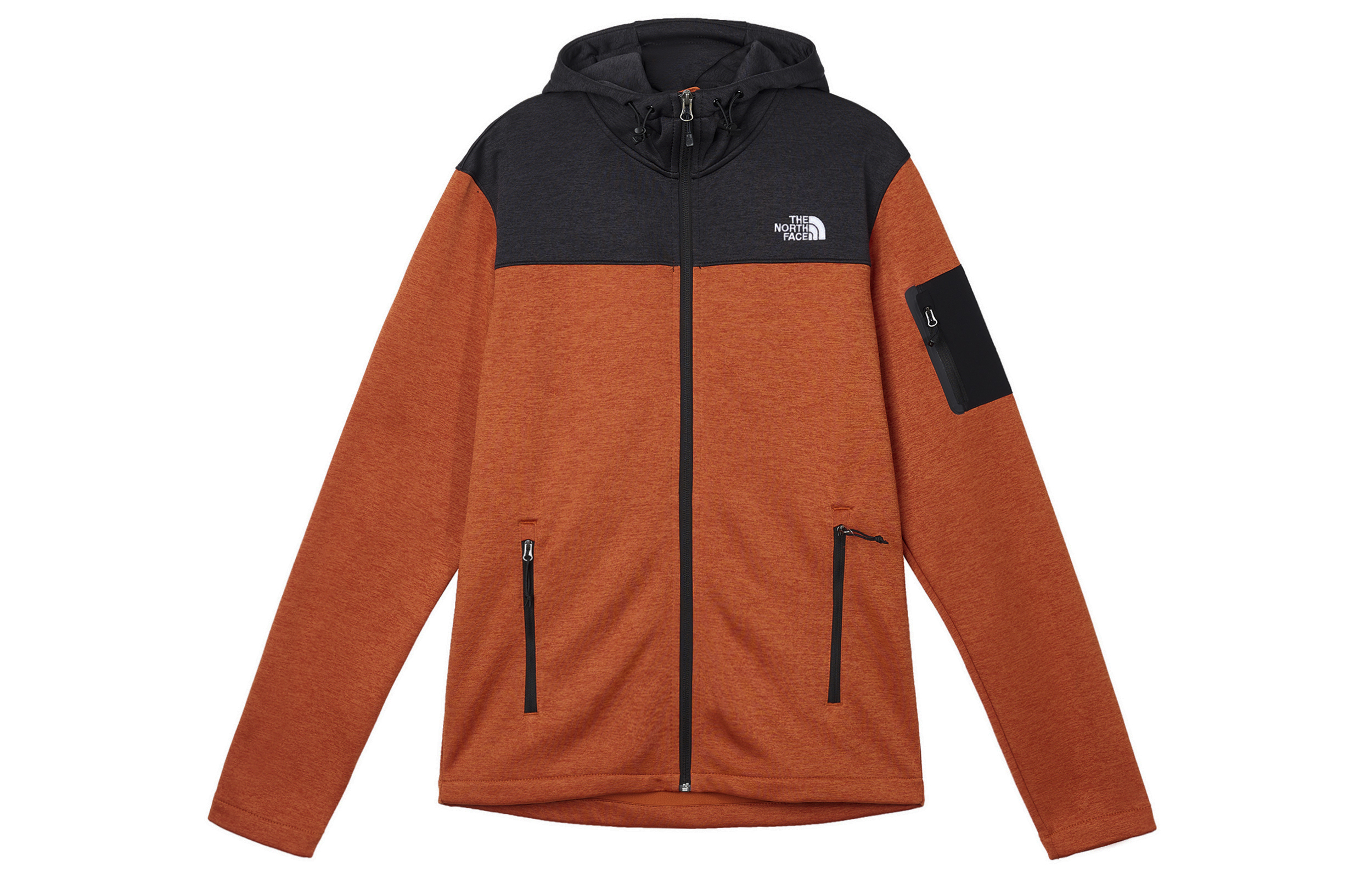 TNF M Tech Emilio Colorblock Hoodie Jacket Red/Black Mens NF0A3RXS-3MI