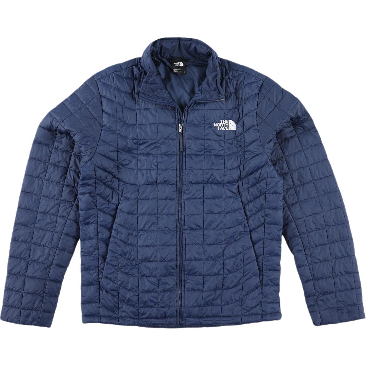 TNF M Thermoball Eco Jacket Gem Blue Logo Insulated Coat NF0A4QSP-8K2