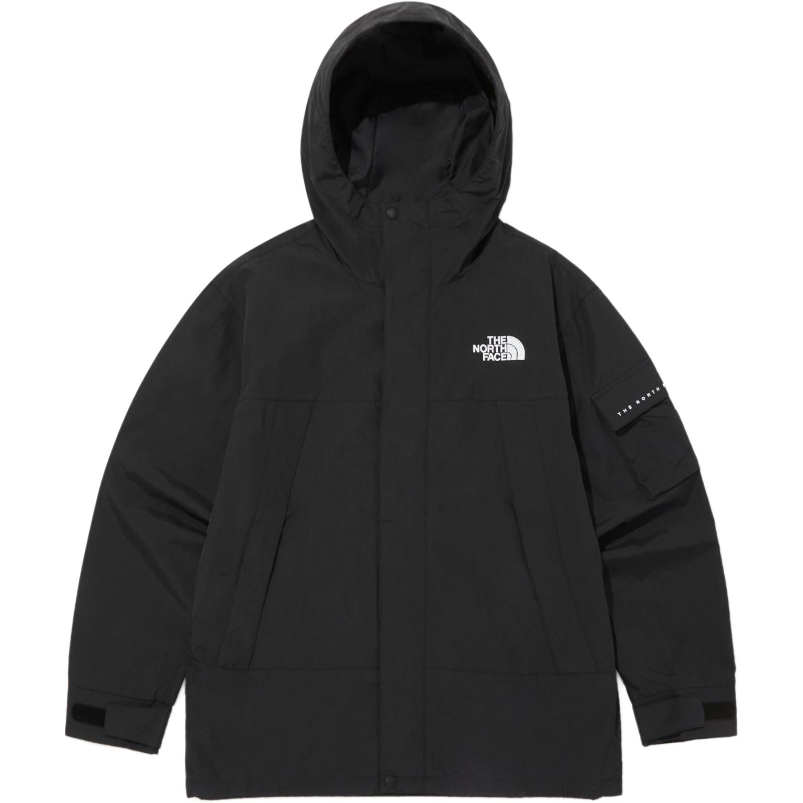 TNF Manton Jacket FW24 Black Outdoor Waterproof Windbreaker Unisex NJ3BQ12J