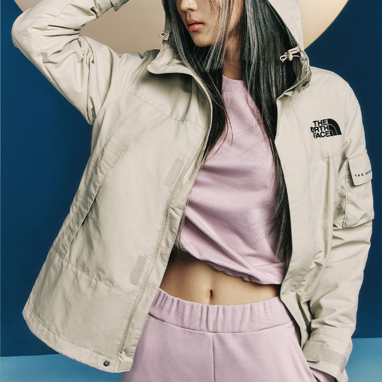 TNF Manton Logo Hoodie Jacket Off-White NJ3BN01K 圖 5