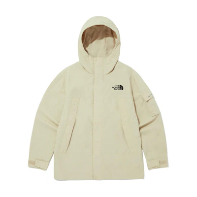 TNF Manton Solid Beige Hoodie Jacket Unisex NJ3BQ12L