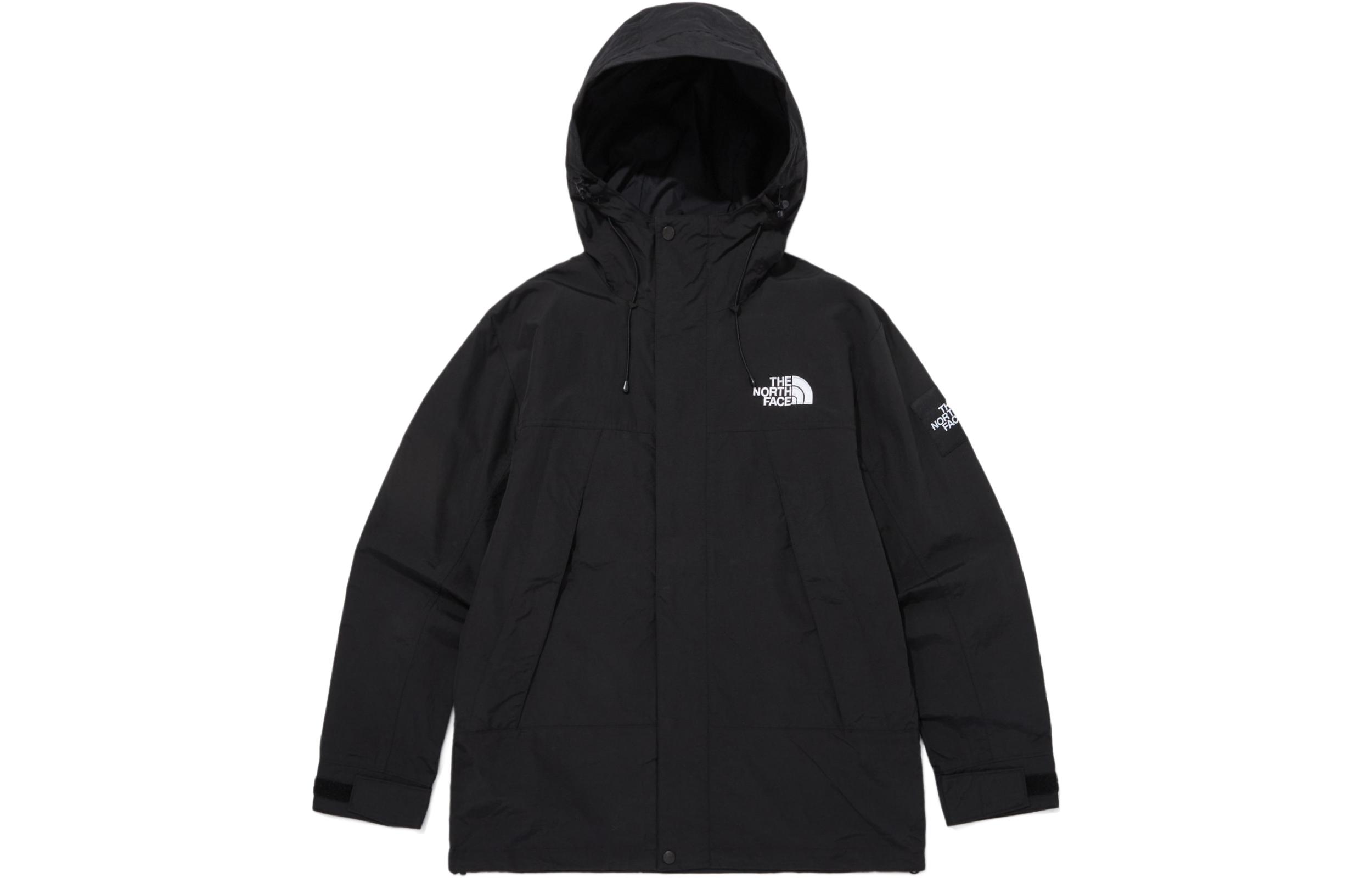 TNF Martis Black Samurai Embroidered Logo Waterproof Windbreaker Jacket NJ3BQ01M