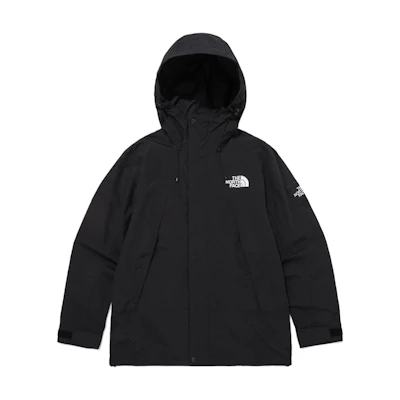 TNF Martis Black Samurai Embroidered Logo Waterproof Windbreaker Jacket NJ3BQ01M
