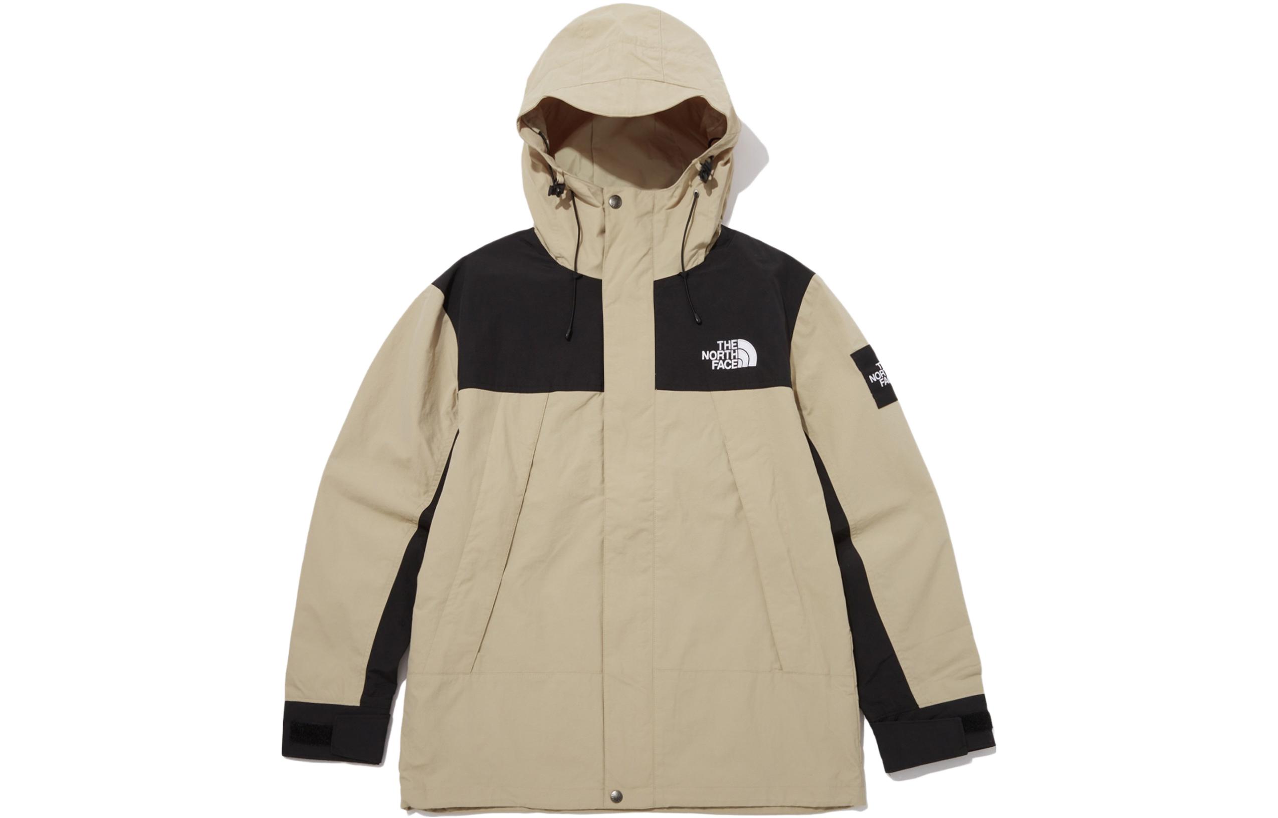 The North Face Martis Colorblock Logo Hoodie Jacket Beige () NJ3BP52L
