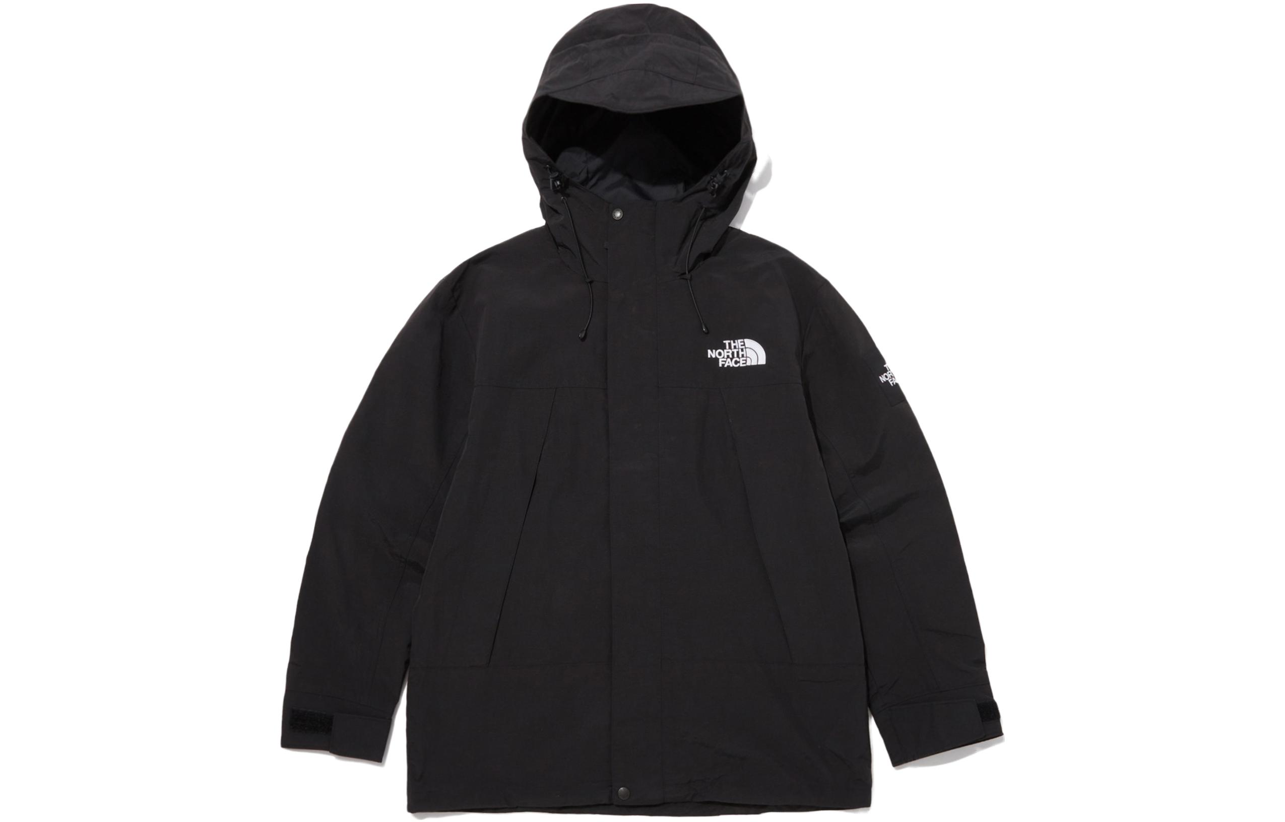 The North Face Martis Embroidered Logo Hooded Jacket FW22 Unisex Black NJ3BN52J
