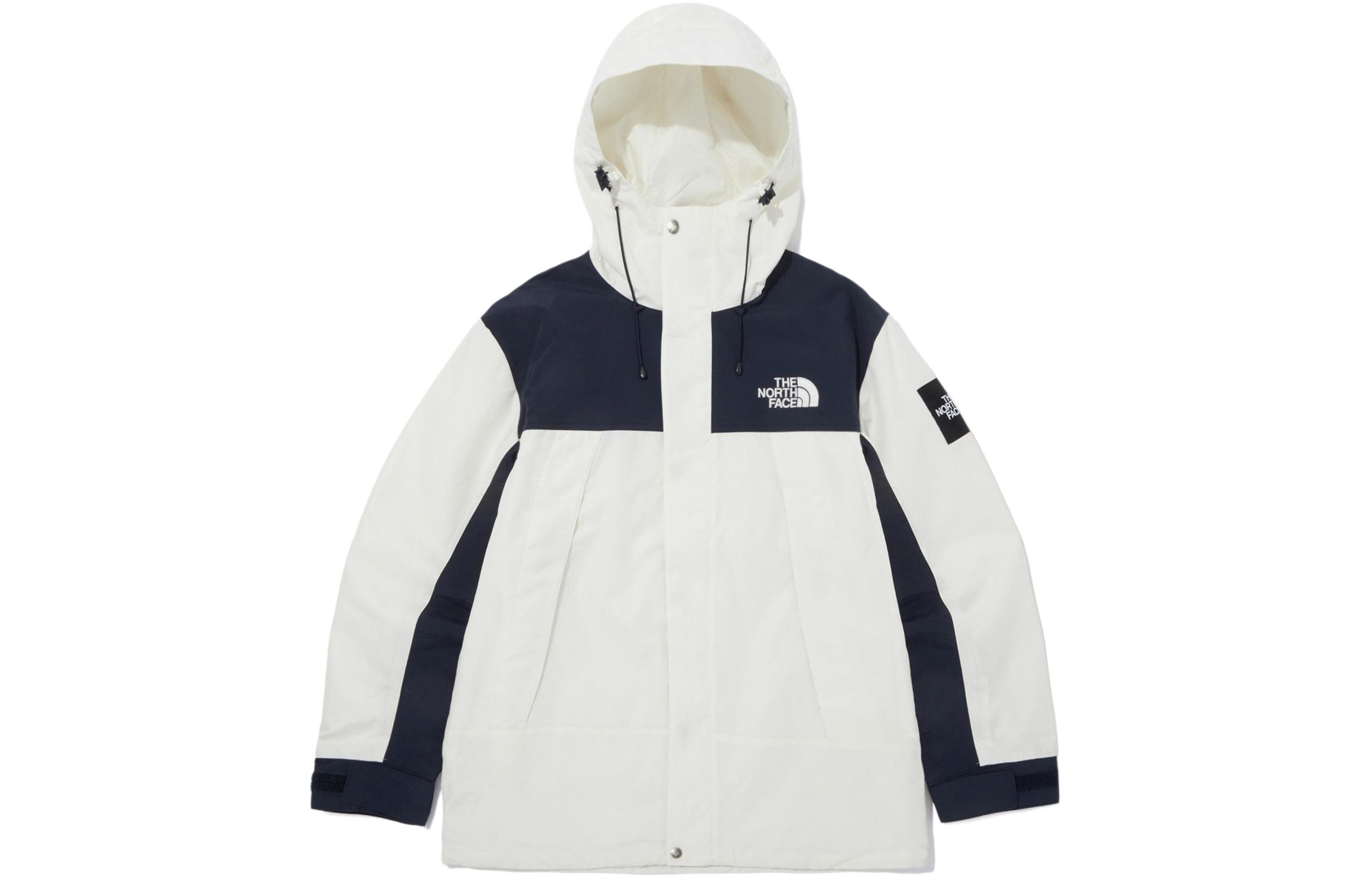 TNF Martis FW24 Colorblock Waterproof Windbreaker Navy/Cream Unisex NJ3BQ01N