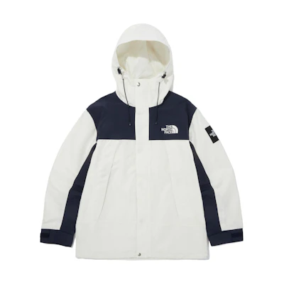 TNF Martis FW24 Colorblock Waterproof Windbreaker Navy/Cream Unisex NJ3BQ01N