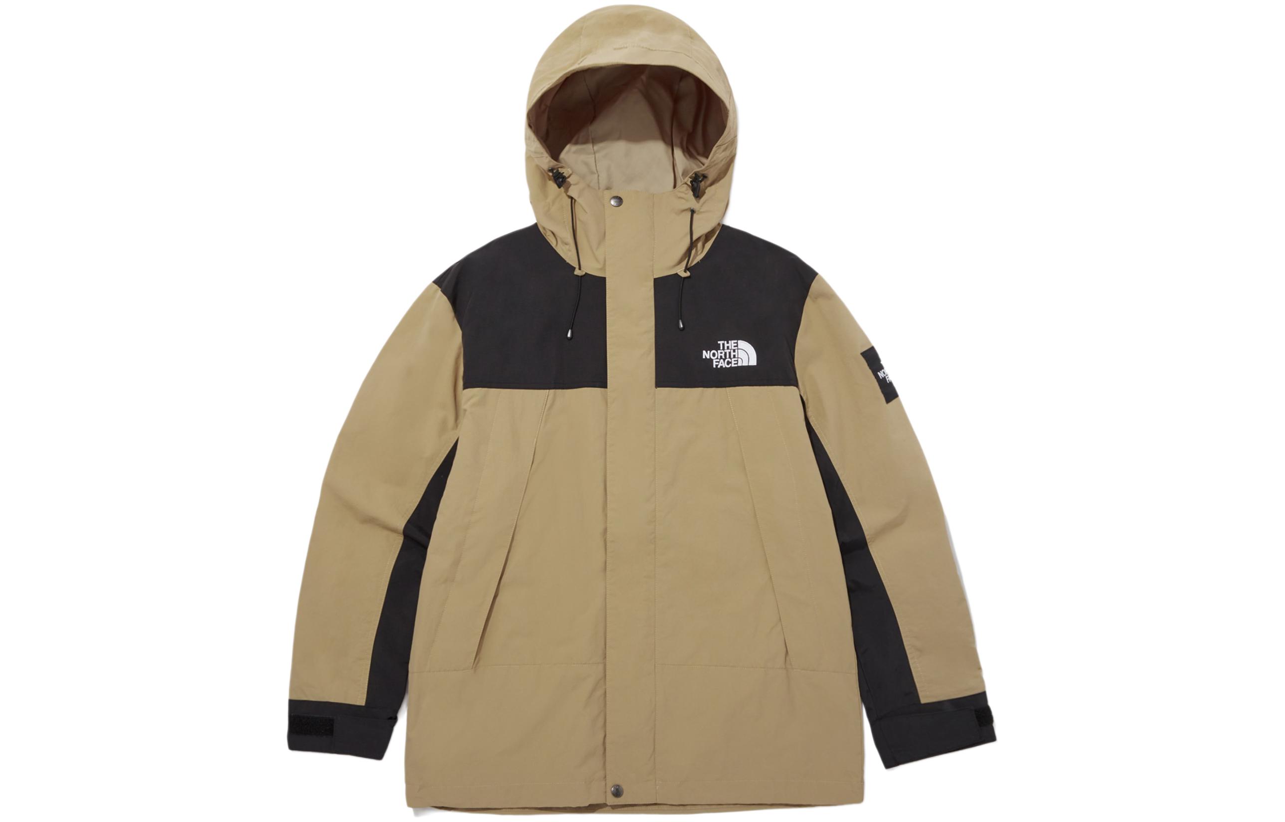 TNF Martis Hooded Waterproof Jacket Beige Unisex Outdoor Hiking Skiing NJ3BQ60K 圖 2