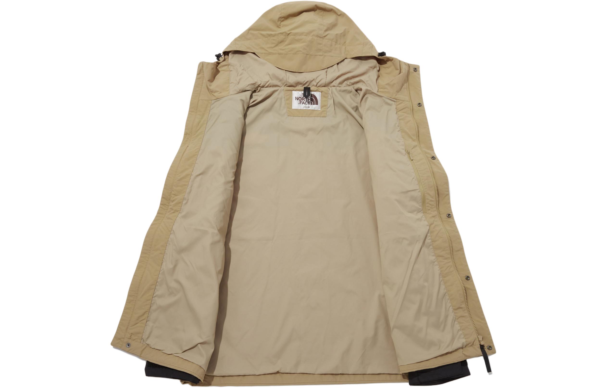 TNF Martis Hooded Waterproof Jacket Beige Unisex Outdoor Hiking Skiing NJ3BQ60K 圖 4