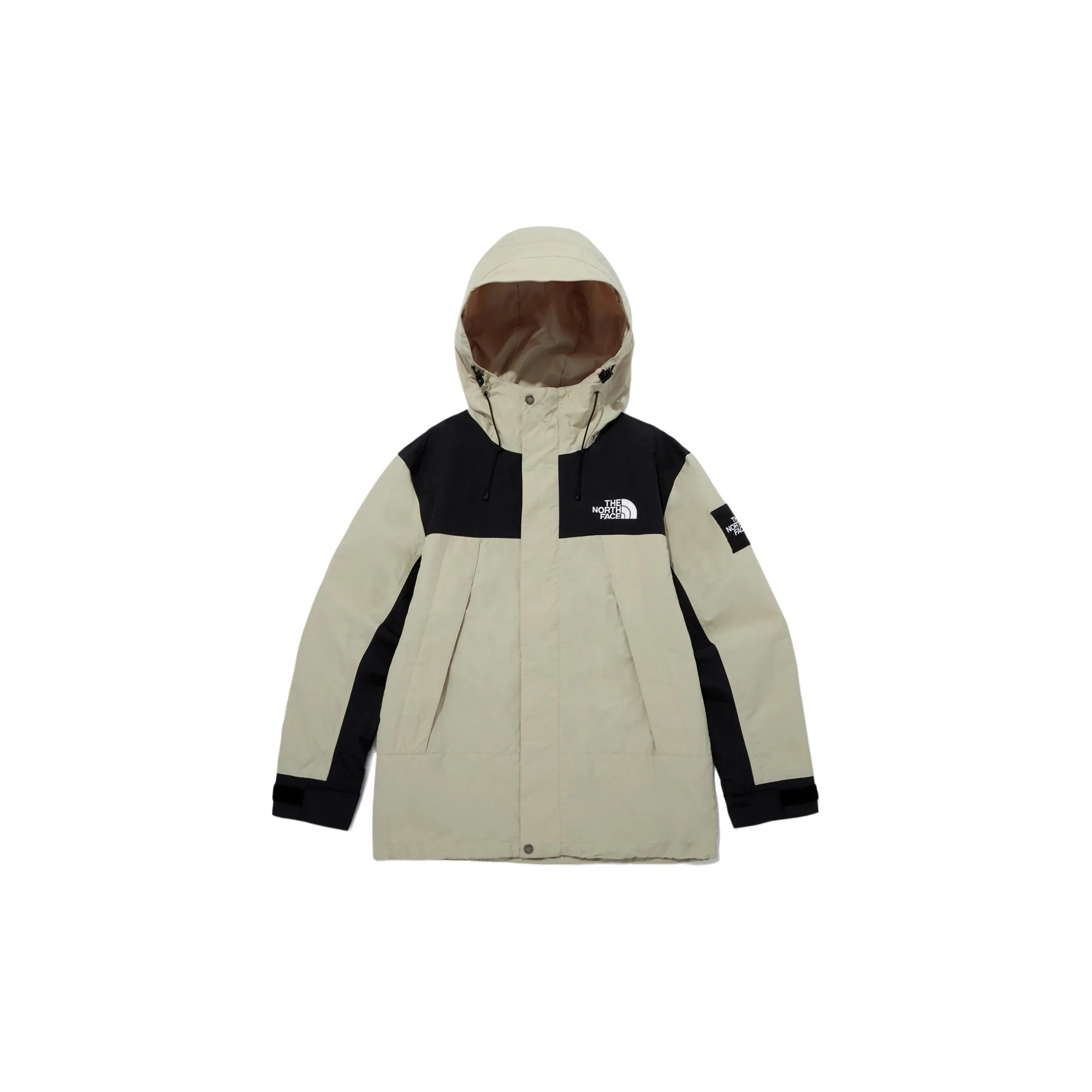 TNF Martis Logo Embroidered Waterproof Windproof Beige Outdoor Jacket NJ3BQ01K-LIGHT-BEIGE-2024