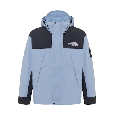 TNF Martis Logo Hooded Waterproof Jacket Light Blue Unisex Outdoor NJ3BR01L