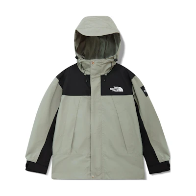 TNF Martis Logo Patch Zip Colorblock Softshell Jacket SS23 Light Green NJ3BP52N