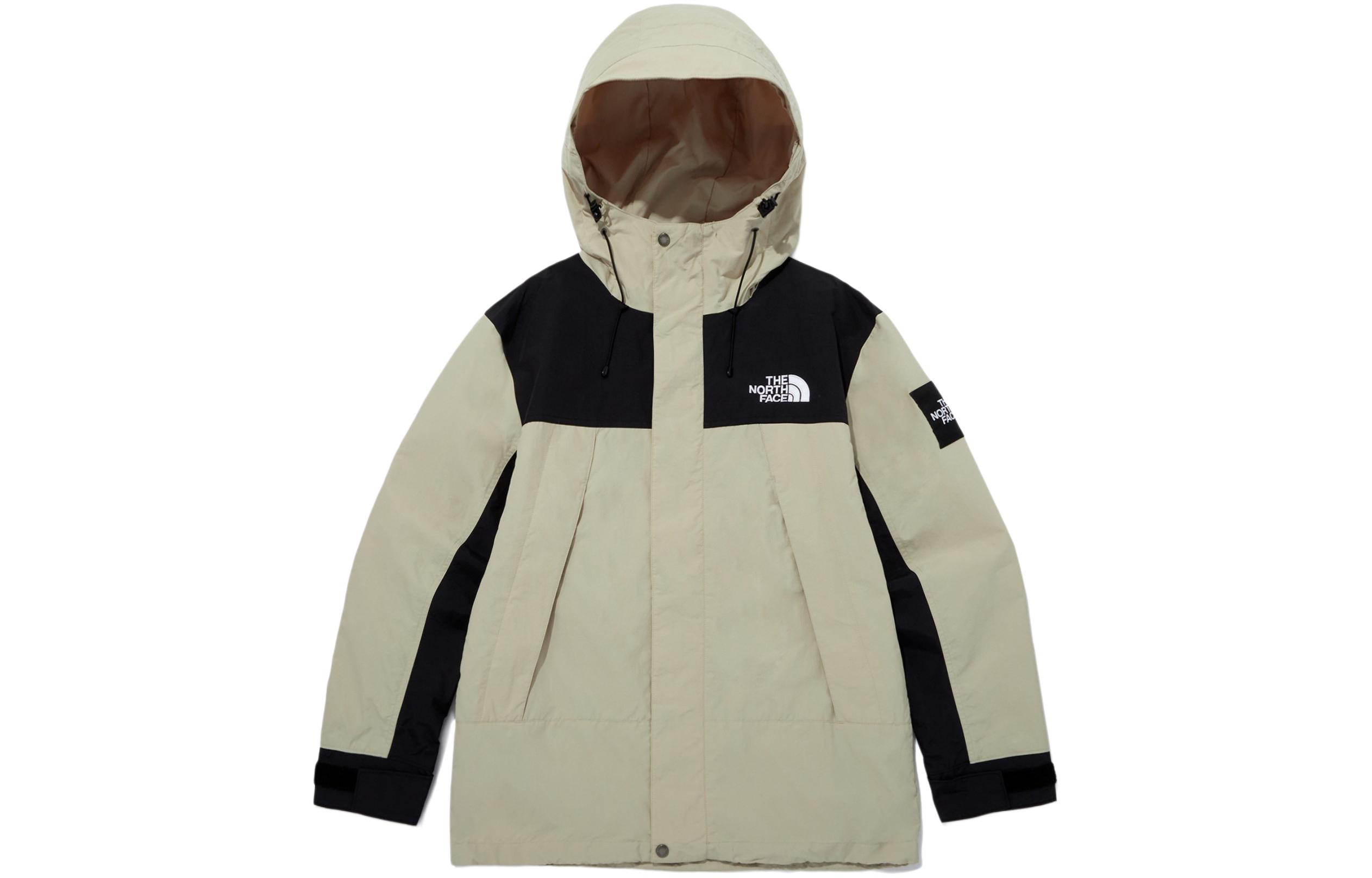 TNF Martis Patch Logo Hoodie Shell Jacket Waterproof Unisex Beige NJ3BQ01K 圖 2