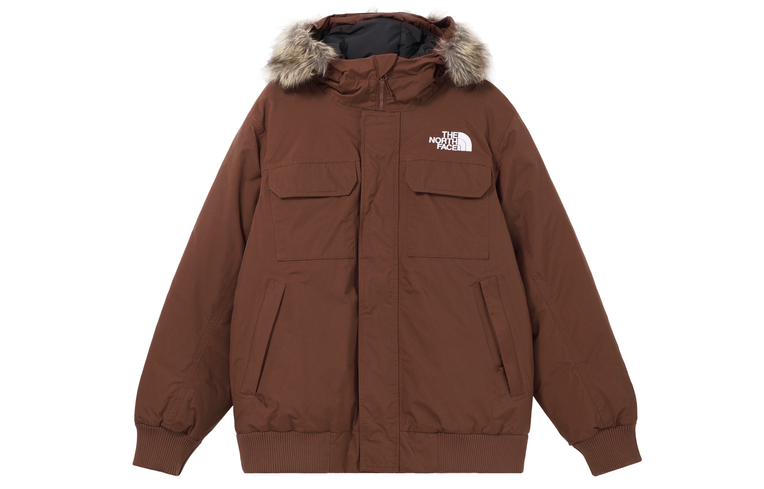 TNF McMurdo Brown 600-Fill Multi-Pocket Windproof Jacket NF0A5GD9-6S2