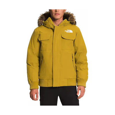 TNF McMurdo Colorblock Logo Hooded Jacket Yellow - Short Style NF0A5GD9-76S