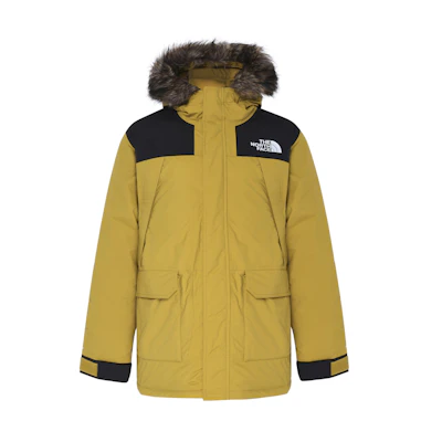TNF McMurdo Colorblock Waterproof Hooded Jacket Yellow Mens NF0A5GJF-81U