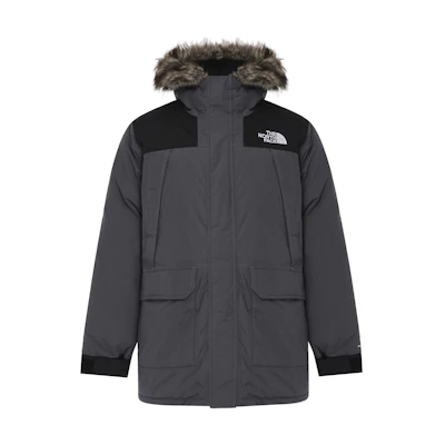 TNF McMurdo Gray Winter Parka with Hood and Down Fill NF0A5GJF-174
