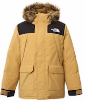 The North Face McMurdo Logo Print Hooded Waterproof Jacket Brown - NF0A5GJF-KOM The North Face McMurdo Logo Print Hooded Waterproof Jacket Brown - NF0A5GJF-KOM