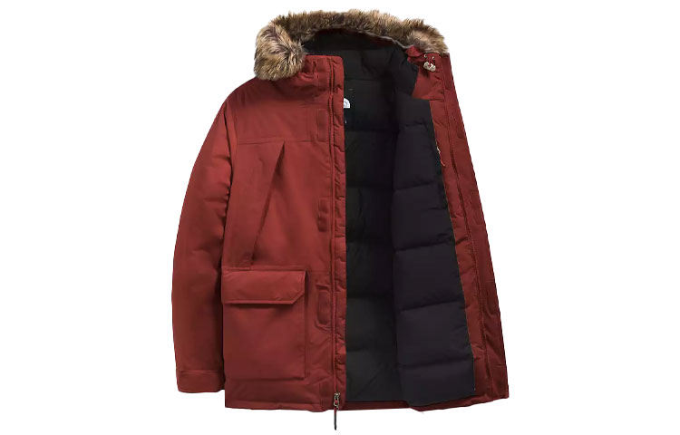TNF McMurdo Red Winter Waterproof Hooded Down Parka Jacket NF0A5GJF-CZD 圖 2