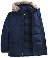 The North Face McMurdo Solid Logo Embroidered Zip Hoodie Jacket Blue NF0A5GJF-8K2 The North Face McMurdo Solid Logo Embroidered Zip Hoodie Jacket Blue NF0A5GJF-8K2