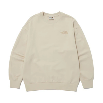 TNF Men’s Crewneck Pullover Sweatshirt Beige NM5MP01J
