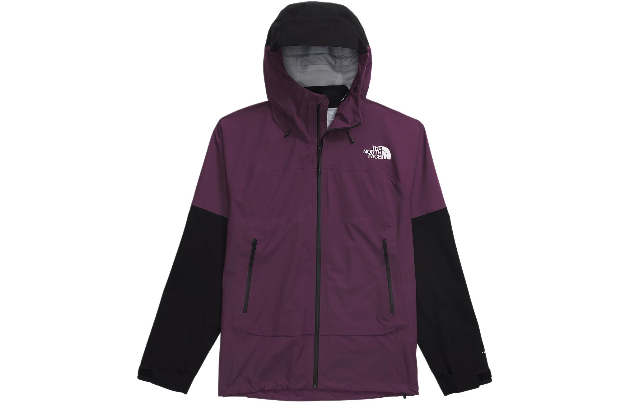 The North Face Men’s Frontier FUTURELIGHT Colorblock Waterproof Jacket Blackcurrant Purple NF0A86QQ-6NR