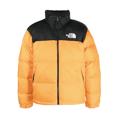 TNF Men’s Yellow Colorblock Quilted Puffer Jacket SS23 NFOA3C8D-78M