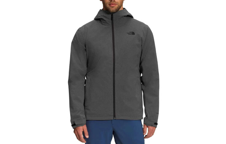 TNF Mens Solid Grey Hooded Insulated Jacket NF0A7UL5-FLC