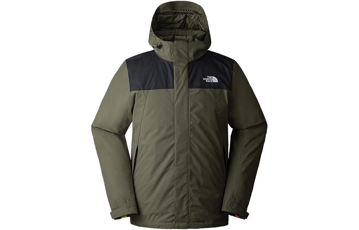 The North Face Military Green 3-in-1 Waterproof Windbreaker Jacket NF0A892A-21L