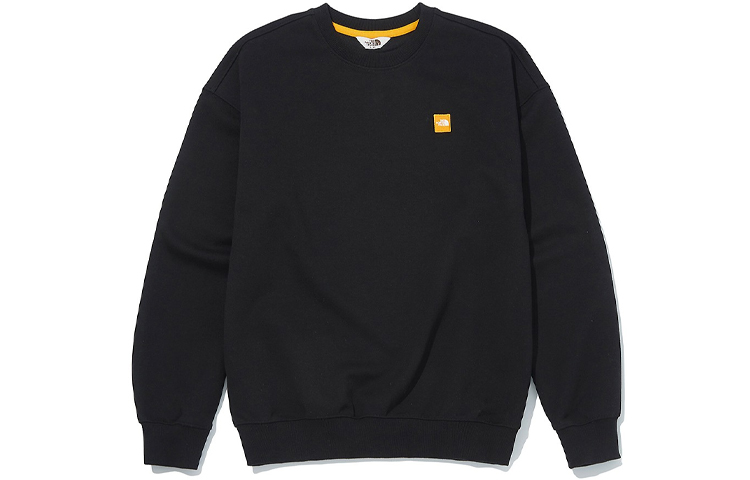 TNF Mini Logo Crewneck Pullover Sweatshirt Black (Unisex) NM5MM02L