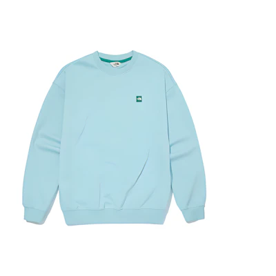 TNF Mini Logo Crewneck Sweatshirt Sky Blue (Unisex) NM5MM02M