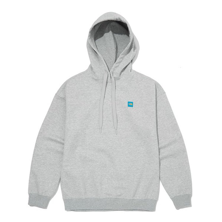 TNF Mini Logo Grey Pullover Hoodie Unisex NM5PM01J