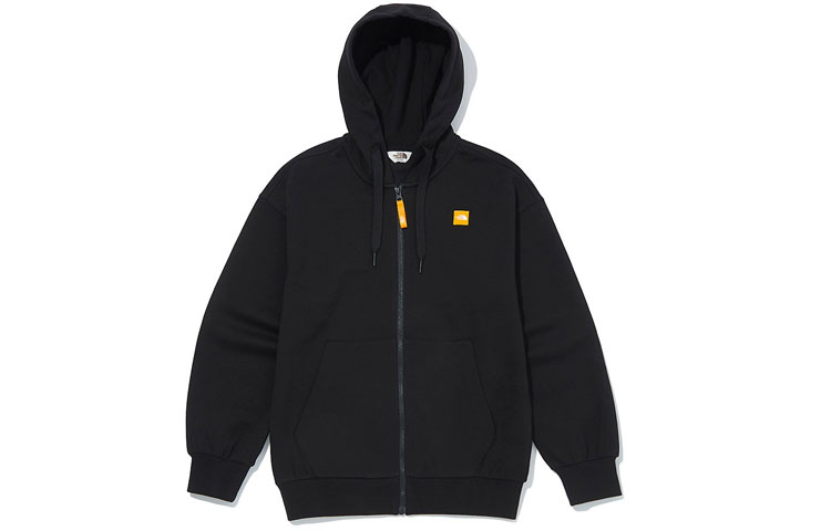 TNF Mini Logo Letter Hoodie Jacket Black (Unisex) NJ5JM02J