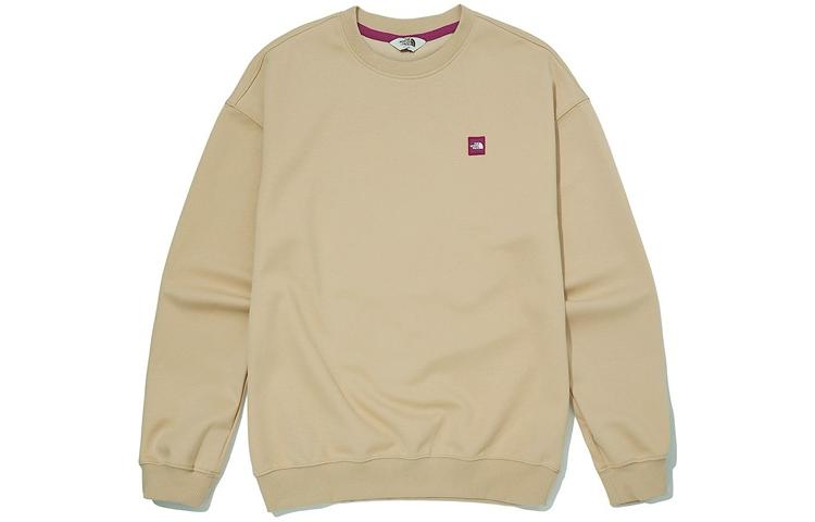 TNF Mini Logo Plain Crewneck Sweatshirt Yellow (Unisex) NM5MM02K