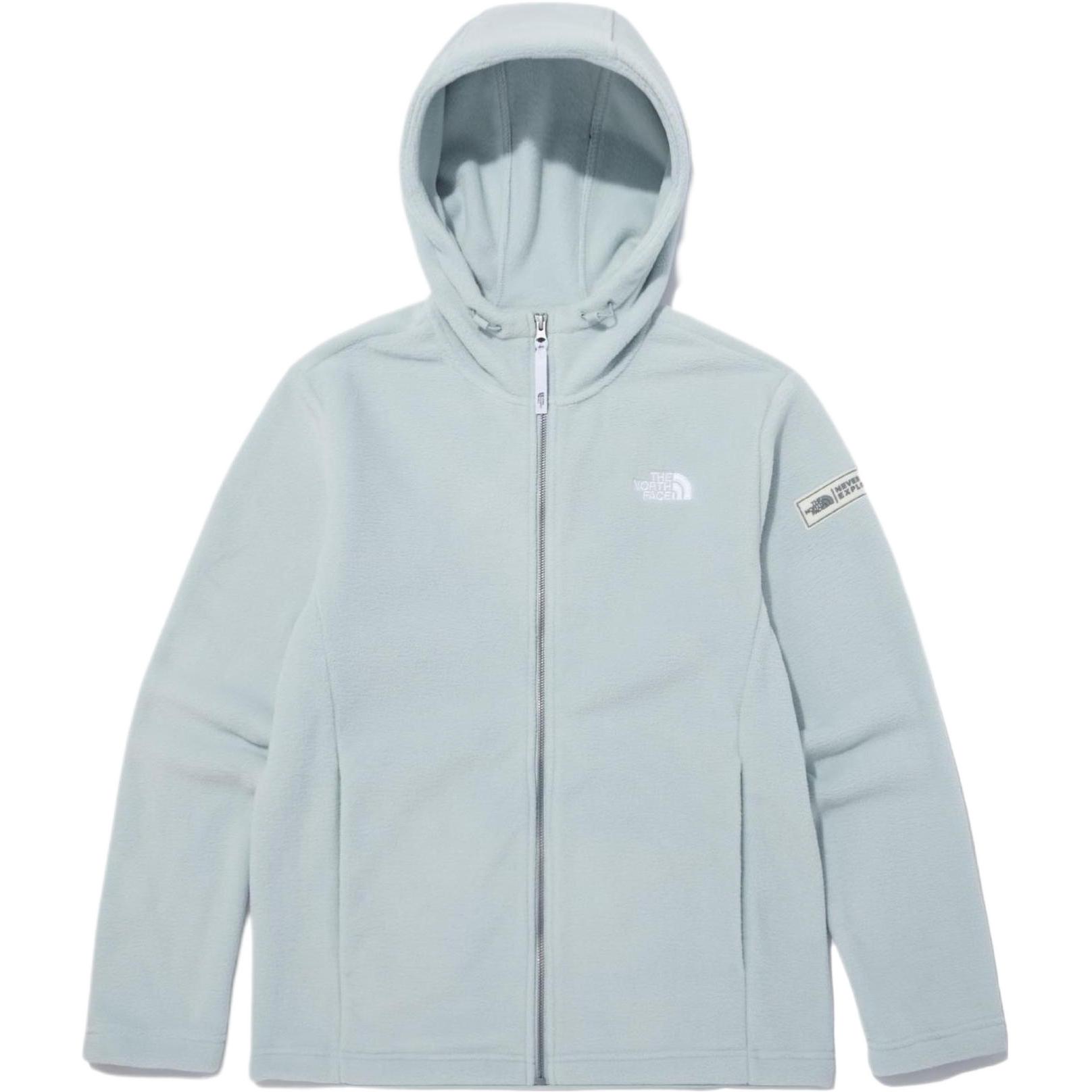 TNF Mint Green Logo Zip-Up Hoodie Jacket NJ4FN51D