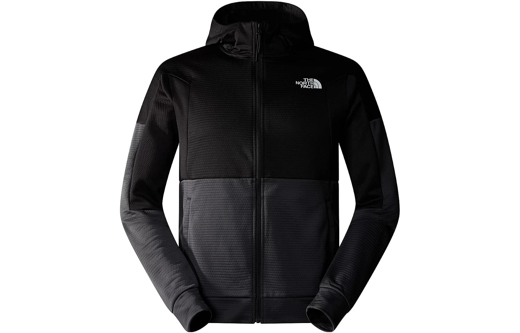 TNF Mountain Athletics Black Hoodie with Colorblock Logo Print NF0A857E-MN8