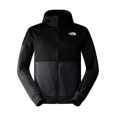 TNF Mountain Athletics Black Hoodie with Colorblock Logo Print NF0A857E-MN8