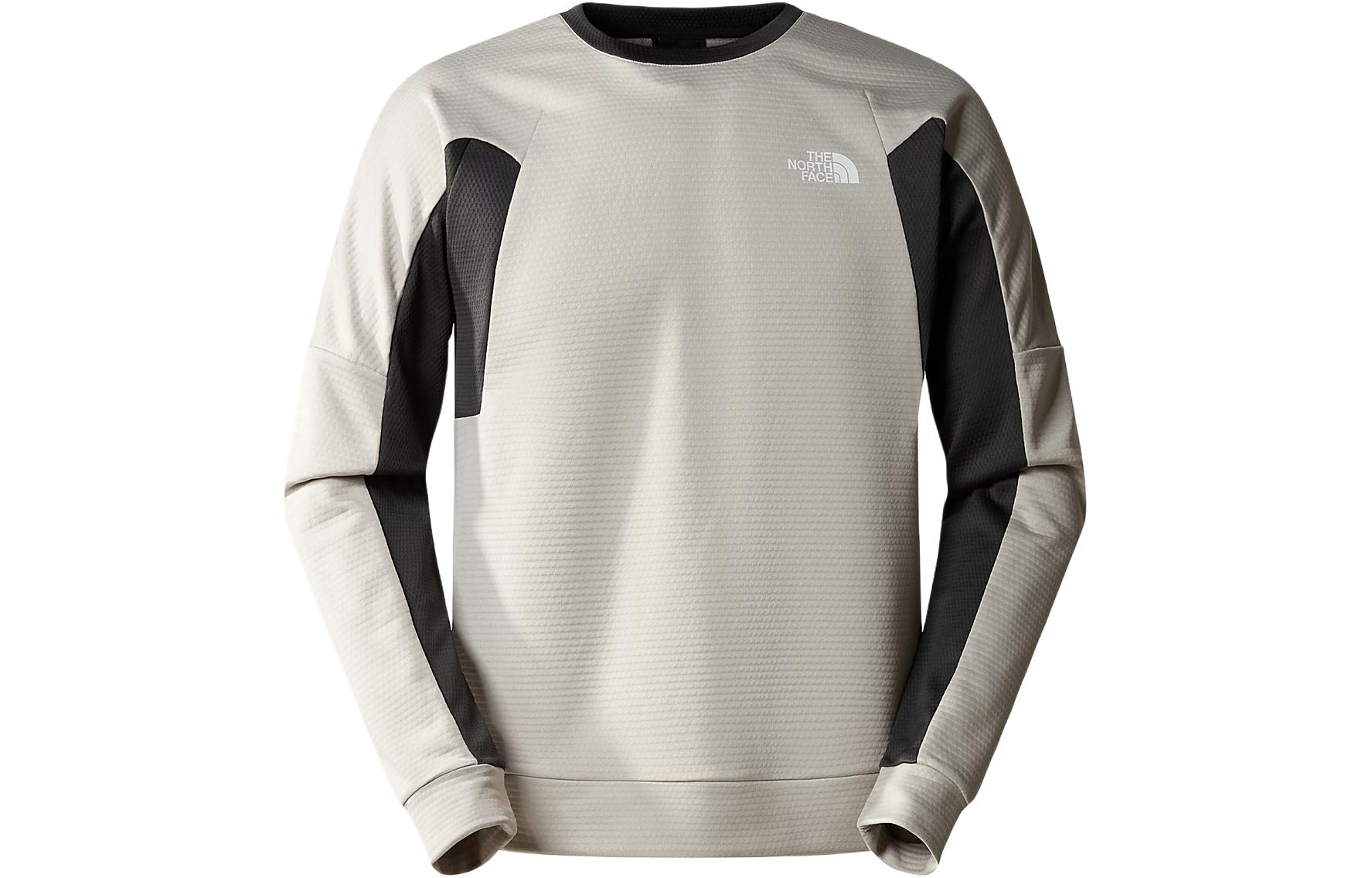 TNF Mountain Athletics Colorblock Logo Crewneck Fleece Sweatshirt White NF0A857D-ET4