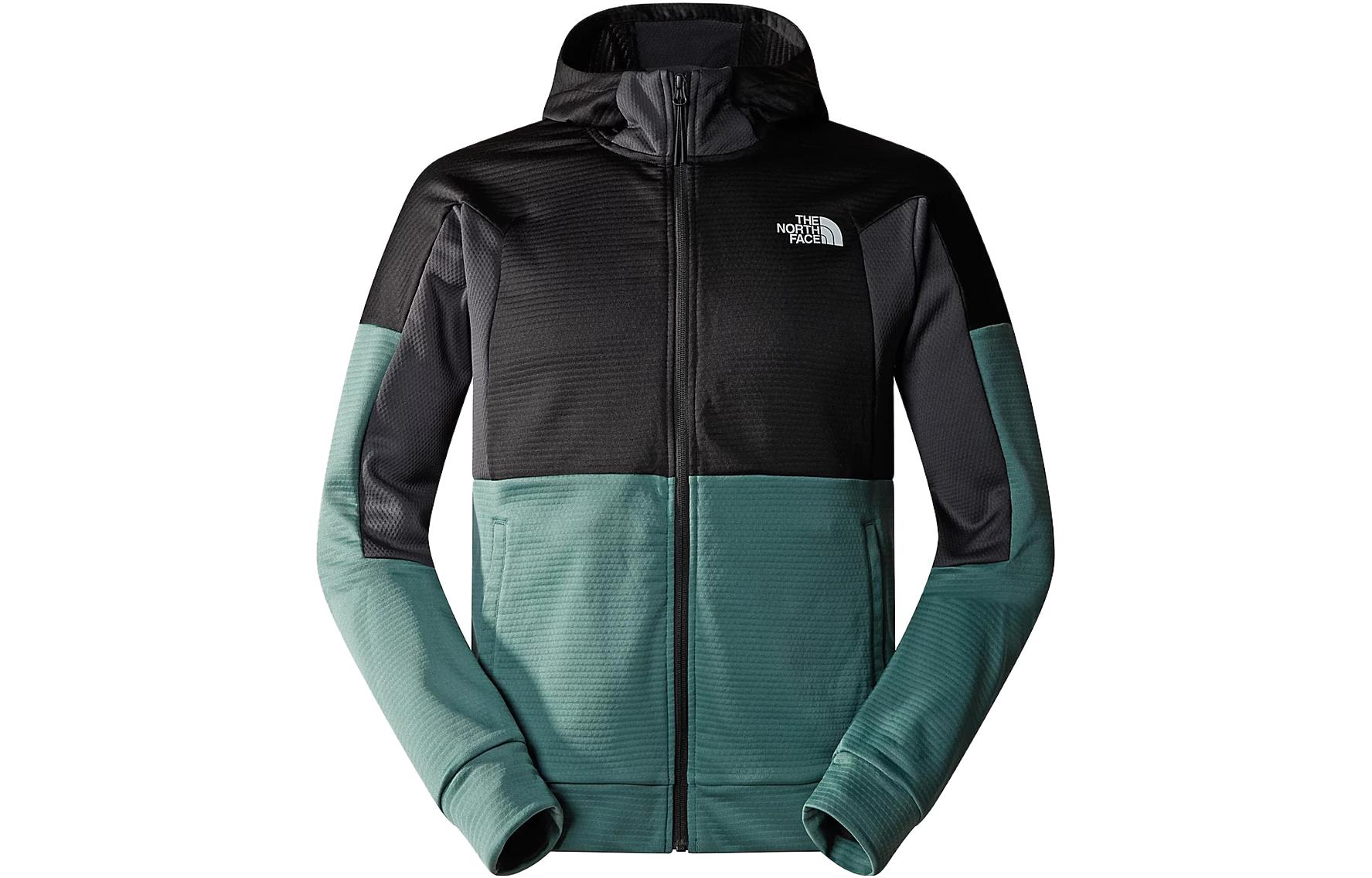TNF Mountain Athletics Colorblock Logo Hoodie Green NF0A857E-OOF