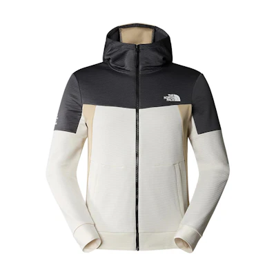 TNF Mountain Athletics Full-Zip Fleece Hoodie White/Gray NF0A87J5-XOR