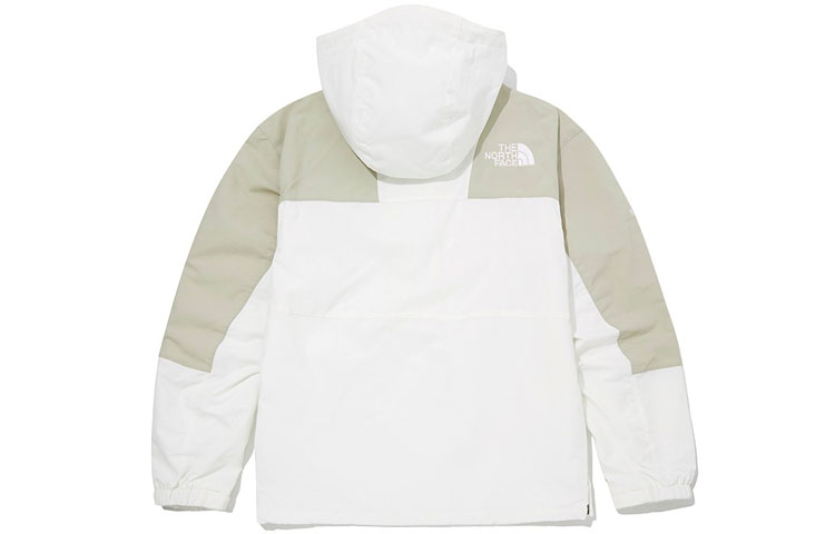 TNF Mountain Colorblock Half-Zip Hoodie Jacket Unisex White NA3BM02B 圖 3